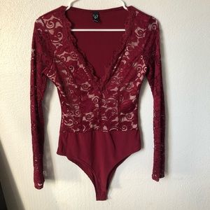Long sleeve body suit